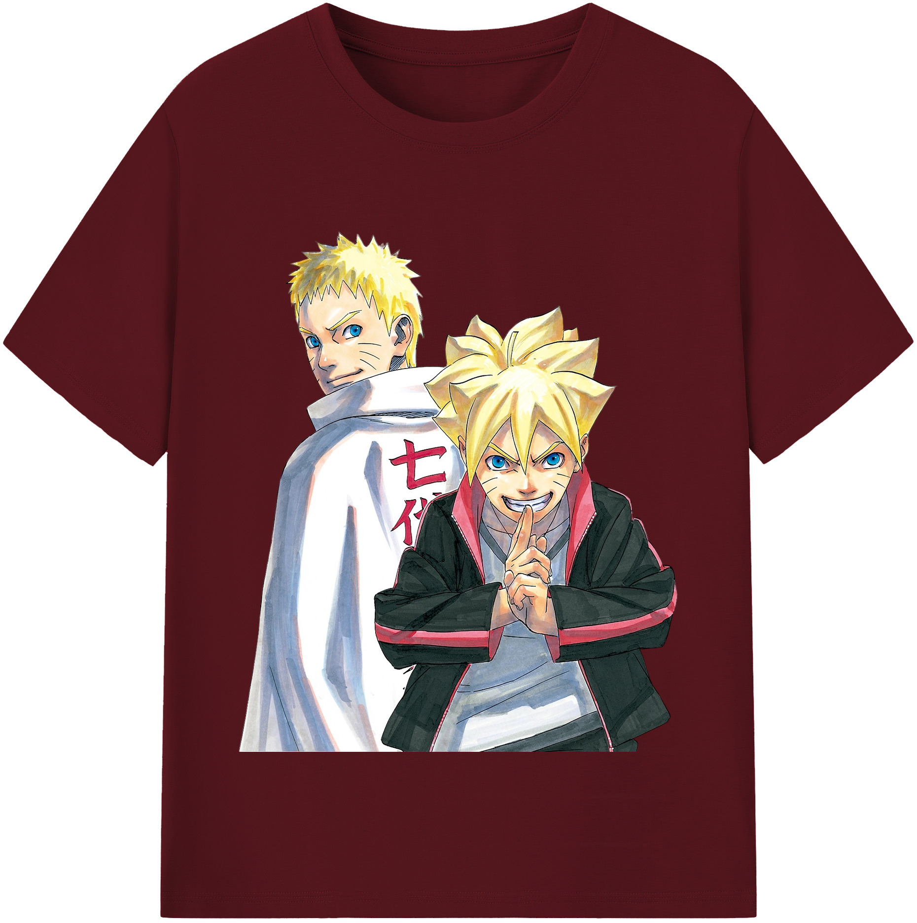 （画像用） NARUTO -ナルト- うずまき ボルト Uzumaki Boruto 綿100％半袖Tシャツ（フロントプリント）